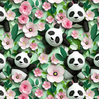 PANDY / BLUMEN M. 2 - schnelltrocknende Webware