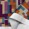 RETRO GEOMETRIC WZ. 1 - Drelich bavlněný