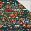 CHRISTMAS HIGHLAND COWS - Viscose jersey