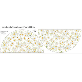 PASTELOWE STOKROTKI WZ. 1 - panel na spódnicę z koła M