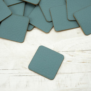 Podložka pod brašnářské očka velký čtverec  - pudrová modrá