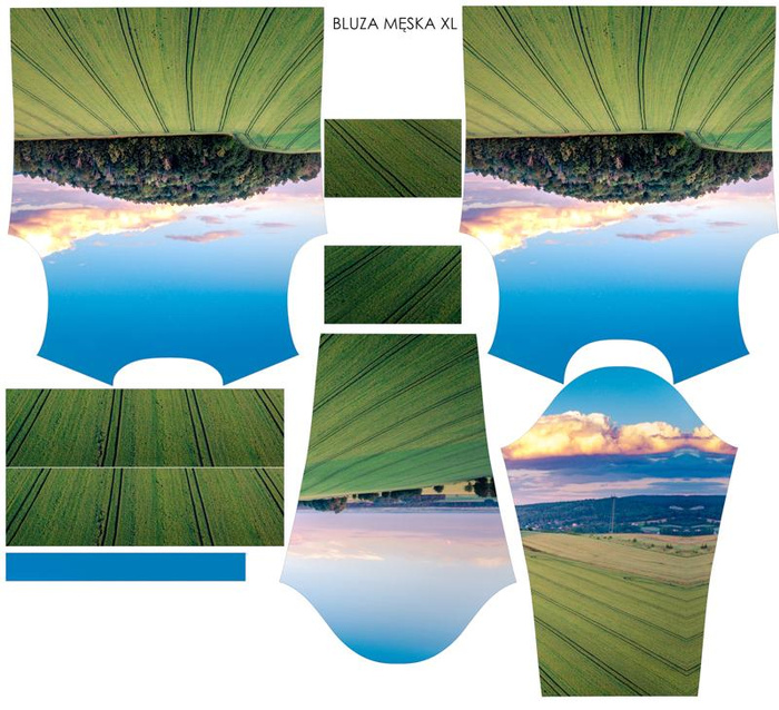 HERREN SWEATSHIRT - JARNOŁTÓWEK DORF - Elastischer Wintersweat XL