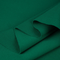 Rib Jersey fabric Unicolour -  LUSH MEADOW (D-82)