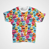 FUNNY MONSTERS M. 4 - schnelltrocknende Webware