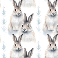 ARCTIC HARE - looped knit fabric