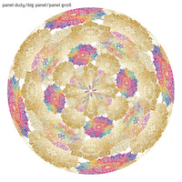 MANDALA pat. 3 - big circle skirt panel