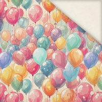 PASTEL BALOONS - Slub Weave