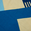 Viskose-Jersey - Retro Honey & Blue wz.1