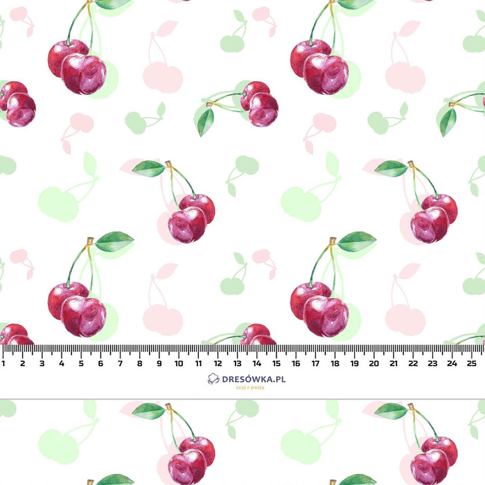 CHERRIES / PAT. 2 - single jersey with elastane 