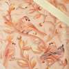 PINK BIRDS - thick pressed leatherette