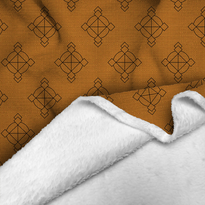 GEOMETRIC MINIMAL WZ. 10 - Minky plush