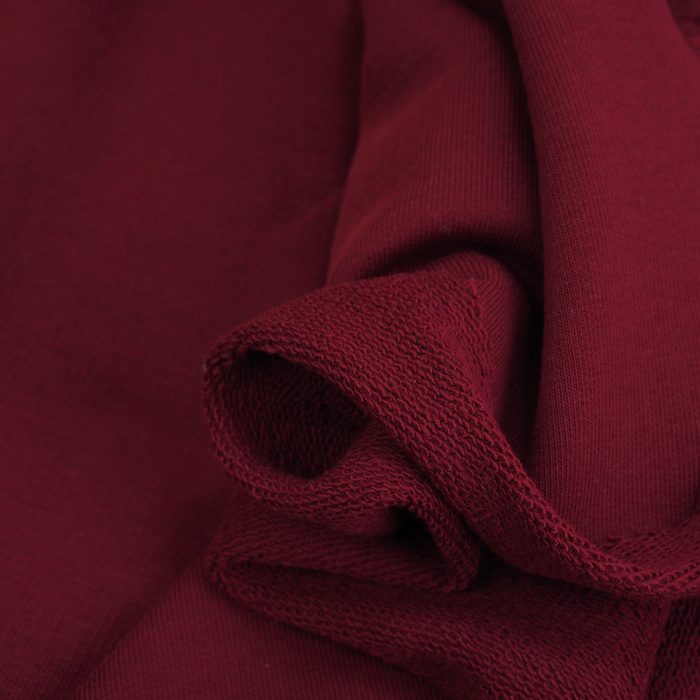 Dicker Sommersweat 290g - Dunkelrot (D-219)