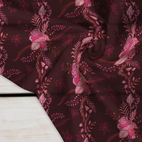 RÓŻE WZ. 7 / czarny - Krepa