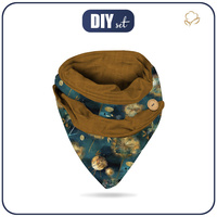 WATERCOLOR DANDELION VZ. 1 - Sada šátek pletenec