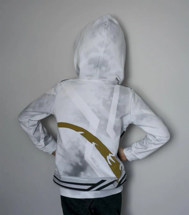KID'S HOODIE - OWL (MAGIC SCHOOL) - looped knit fabric (134/140)