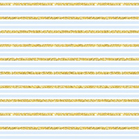 LIGHT BLUE STRIPES / GLITTER (PUMPKIN GARDEN) - Cotton woven fabric