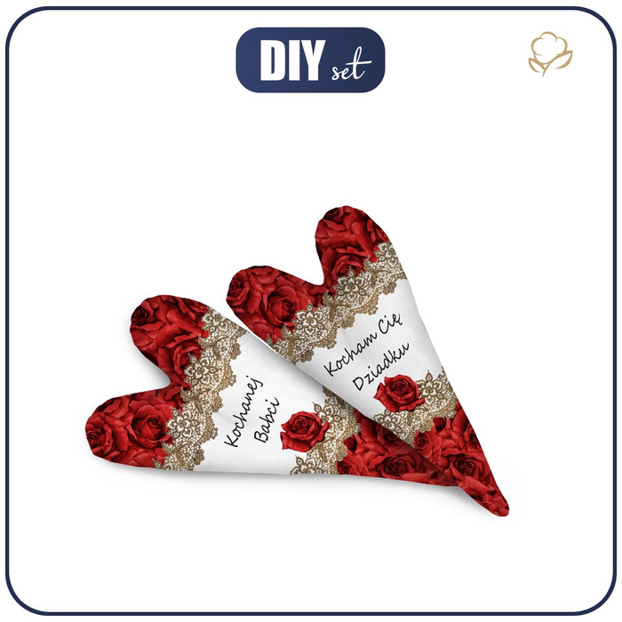 DEKORATIVNÍ SRDÍČKA - Růže PL