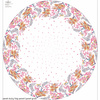 Panel pro kruhovou sukni - FLOWERS WZ.7