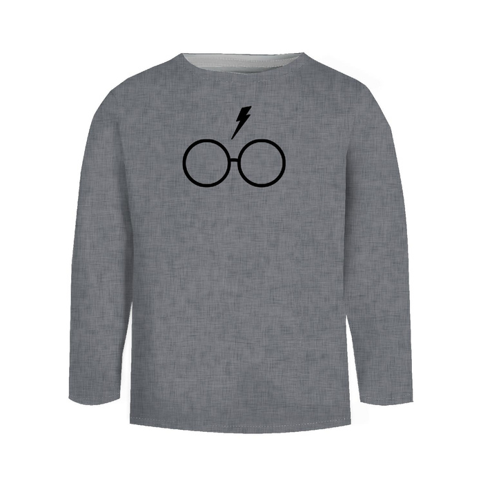 LONGSLEEVE - BRÝLE (KOUZELNÁ ŠKOLA) - single jersey (134/140)