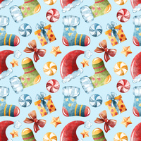 WEIHNACHTSMIX Ms. 2 (WEIHNACHTSZEIT) - Wasserabweisende Webware