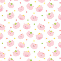 PINK PIGS / heads (ANIMAL GARDEN)