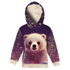 KID'S HOODIE (ALEX) - ANIMATED POLAR BEAR - sewing set (134/140)