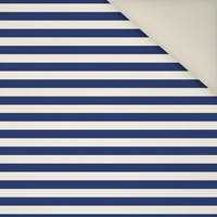 NAUTICAL STRIPES - Panama Natural 220g