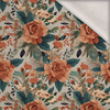 PASTEL FLOWERS WZ. 36 - teplákovina počesaná s elastanem ITY