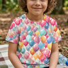 PASTEL BALOONS - Hydrophobic brushed knit