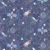 VESMÍRNÝ MIX vz. 3 (CESTA DO VESMÍRU) / ACID WASH TMAVOMODRý - Organická Teplákovina