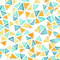 TROPICAL TRIANGLES PAT. 2 - Waterproof woven fabric