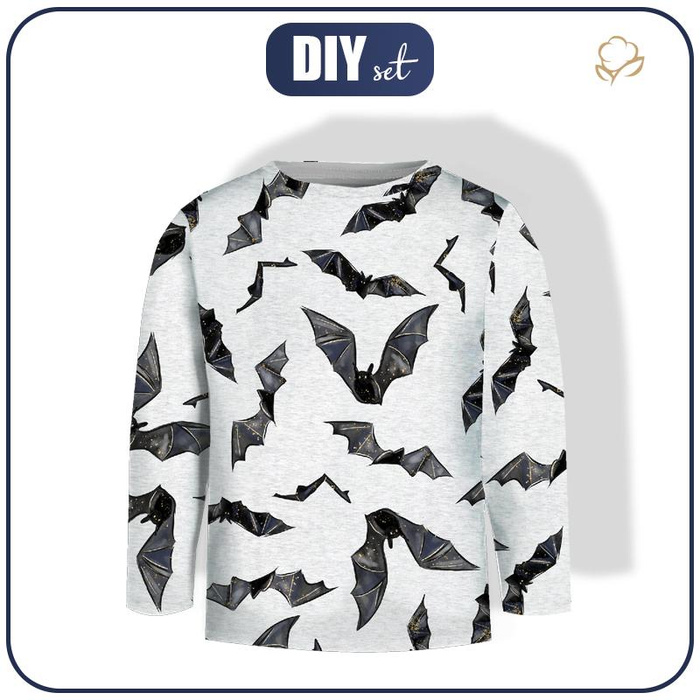 LONGSLEEVE - NETOPÝŘI (ZAČAROVANÁ NOC) - single jersey (122/128)