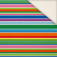 RETRO GEOMETRIC WZ. 8 - Linen 100%