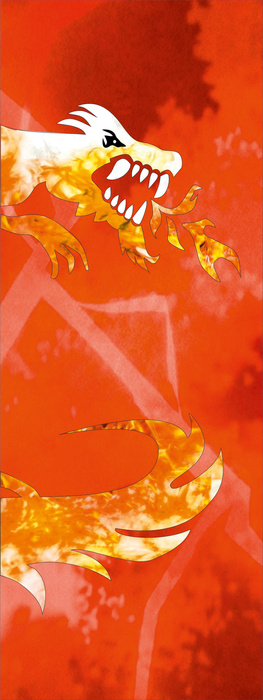 TURNBEUTEL - ROT NINJA - groß