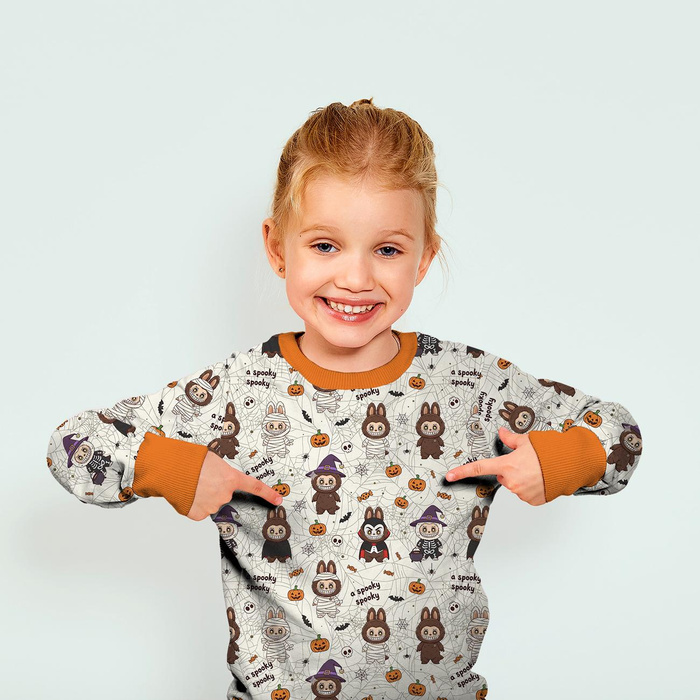Creepy Cute Halloween WZ.3- Welur tapicerski