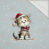 CHRISTMAS PETS WZ. 3 - panel (60cm x 50cm) teplákovina