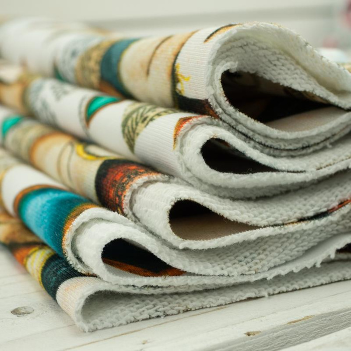 50CM INDIE CHARM / gold - thick looped knit