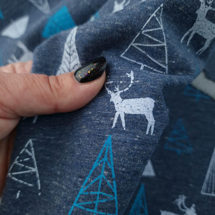 <p dir="ltr" style="text-align: justify;"><span>T</span><span>he fabric is smooth on one side and finished with a loop on the other. Elastane makes the fabric stretchy.</span></p>
<p dir="ltr" style="text-align: justify;"><span>The looped knit is elastic,