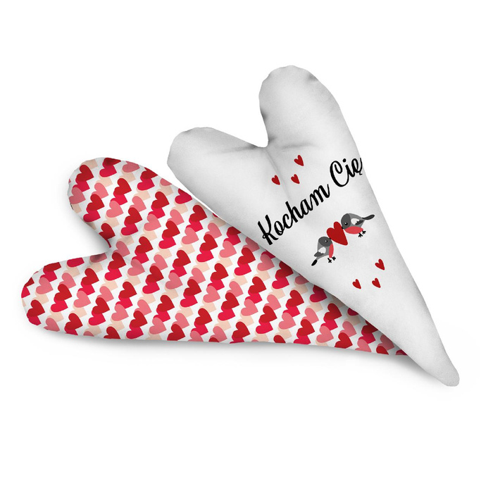 SERDUSZKA DEKORACYJNE - KOCHAM CIĘ / PTAKI