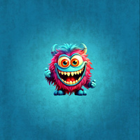 MONSTER CUTE HALLOWEEN WZ. 4 - Paneel (60cm x 50cm) Panama 220g