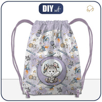 GYM BAG - SPACE CUTIES pat. 10 (CUTIES IN THE SPACE) - sewing set