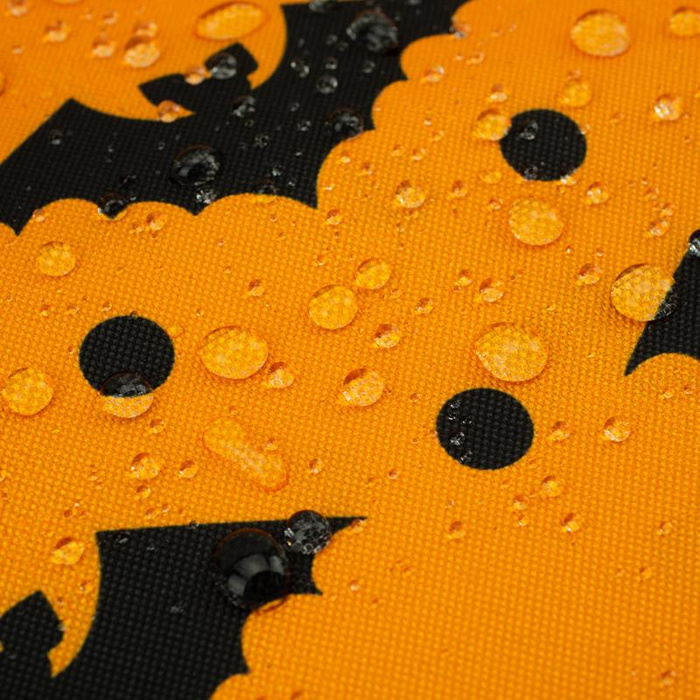 HALLOWEEN NIETOPERZE / dyniowy - tkanina wodoodporna