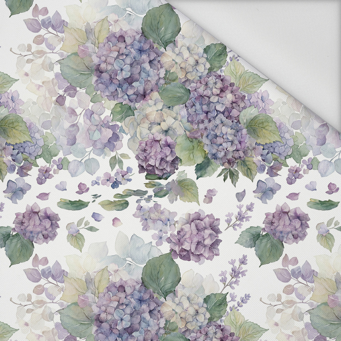 FLOWERS ELEPHANTS FAMILY - Waterproof woven fabric