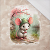 CUTE MOUSE - panel (60cm x 50cm) SINGLE JERSEY