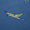 BIRD DANCE / muted blue - Clothing woven fabric 