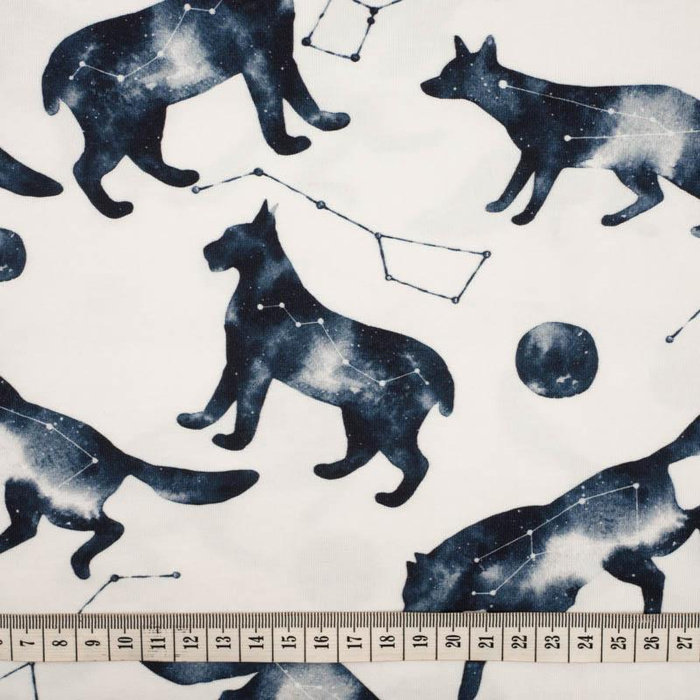 FOREST ANIMALS (GALACTIC ANIMALS) - Cotton woven fabric