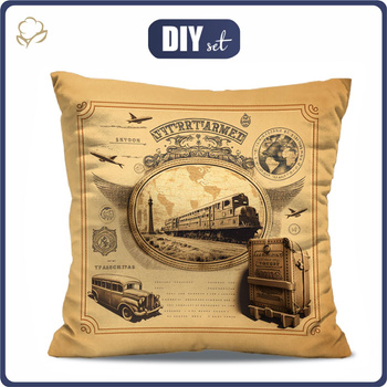 KISSEN 45x45 - TRAVEL TIME M. 9 - Nähset