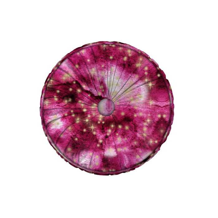 DEKOKISSEN - GOLDENE STERNE Ms. 2 / AQUARELL MARMOR - Nähset