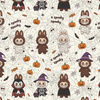 Creepy Cute Halloween WZ.3- Potahový velur 