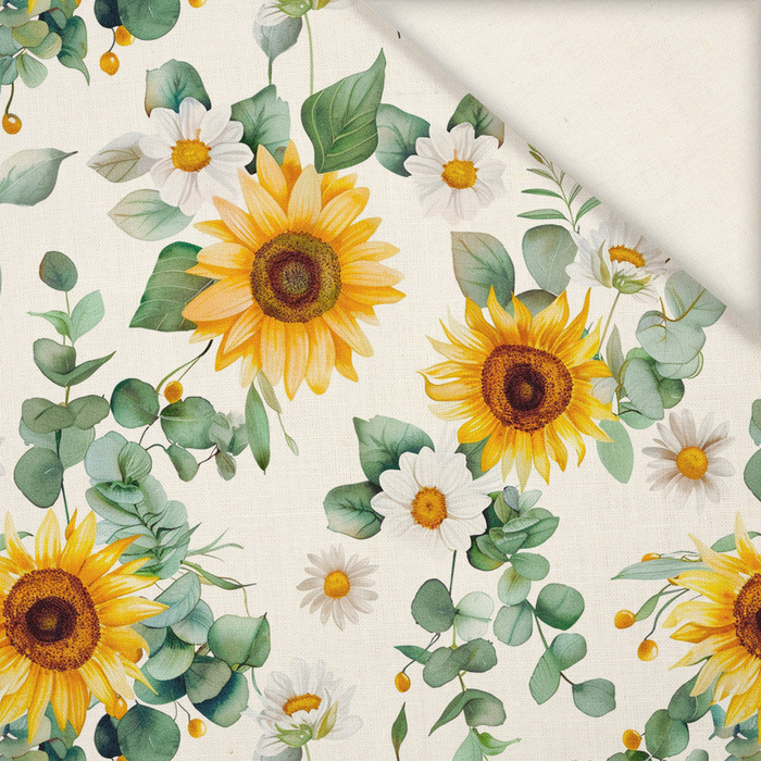 Sunflowers wz. 11 - Slub Weave